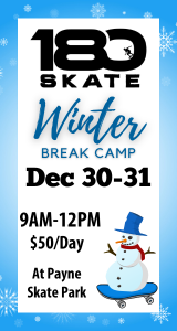 180 Skate Winter Break Camp