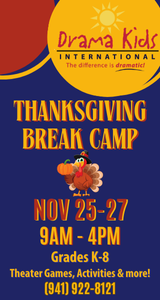 Drama Kids of Manasota Thanksgiving Break Camp