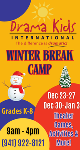 Drama Kids of Manasota Winter Break Camp