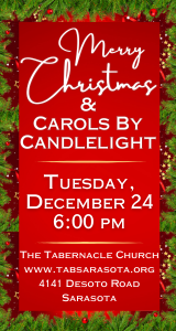 Tabernacle Church Merry Christmas and Carols by Candlelight