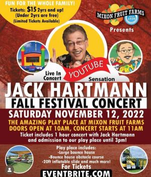 Things to Do in Bradenton: Jack Hartmann Fall Festival Concert