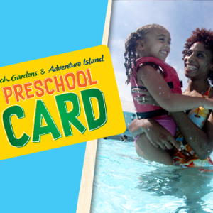 Busch Gardens and Adventure Island Free Preschool Card