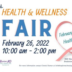02/26 - 1st Annual Health & Wellness Fair by Twin Rivers Urgent Care & Revive MD
