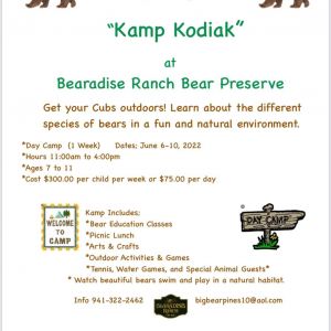 Bearadise Ranch Bear Preserve Kamp Kodiak