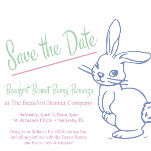 04/01 - The Beaufort Bonnet Company In-store Easter Bunny Bonanza