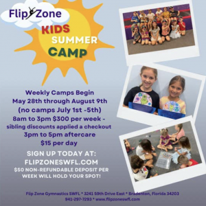 Flip Zone Gymnastics of Southwest Florida Summer Camp