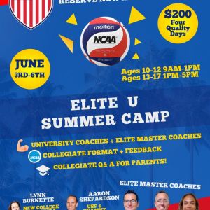 Elite Volleyball Prep Academy Summer Camp