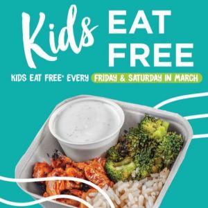 Kids Eat Free at Mahana Fresh in March