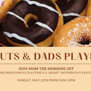 Donuts and Dad's Playdate at Playtime Plaza