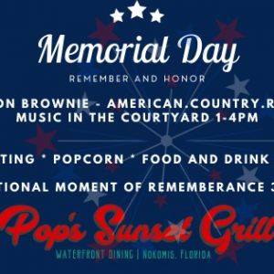 05/27 - Memorial Day at Pop's Sunset Grill
