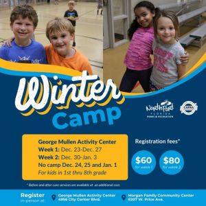 North Port  Parks & Recreation Winter Camp at the George Mullen Activity Center