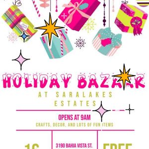 11/16 - Holiday Bazaar at Saralake Estates