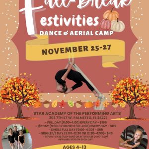 Star Academy of Dance and Aerial Arts Fall Break Camp