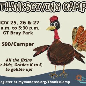 Manatee County Thanksgiving Holiday Camp