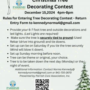 Parrish Hometown Christmas Tree Decorating Contest