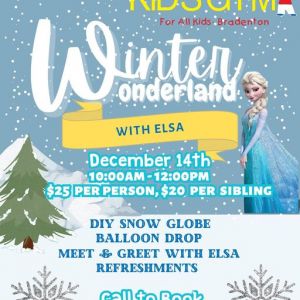 12/14- We Rock the Spectrum Winter Wonderland with Elsa