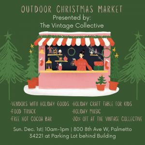 12/01- Outdoor Holiday Market at The Vintage Collective