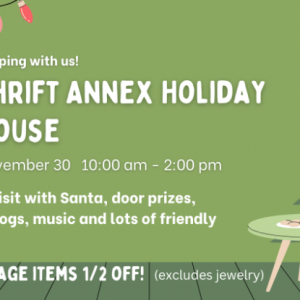 11/30- PUMC Thrift Annex Holiday Open House