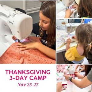 Sewista Studios Sewing Thanksgiving Camp