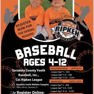 Sarasota Cal Ripken Baseball Spring Season