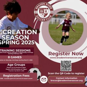 Braden River Soccer Club Spring 2025 Recreational Program