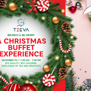 12/25 - Christmas Buffet at TZEVA