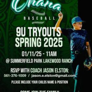 Team Ohana Baseball Spring Season