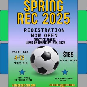 Venice Falcons Spring Recreational Soccer