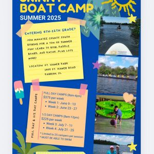 Manatee County Youth Rowing- Long Skinny Boat Summer Camp