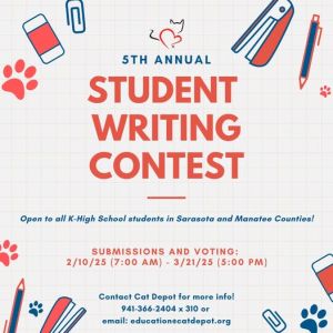 Cat Depot 5th Annual Student Writing Contest