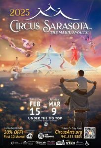 02/15- 3/9- The Circus Arts Conservatory 2025 Circus Sarasota